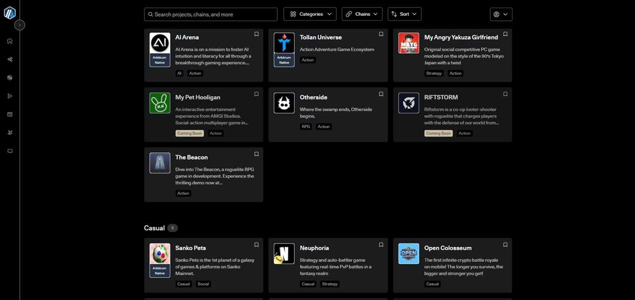 Arbitrum GameFi Ecosystem