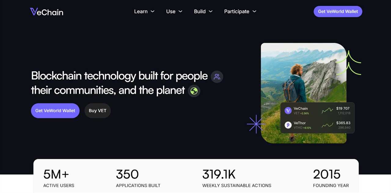 VeChain (VET): Best for Supply Chain Management and Enterprise Solutions