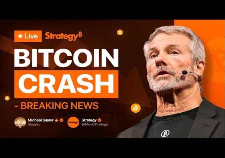 LIVE: Michael Saylor on Bitcoin Crash &amp; MSTR Stock Drop – BTC Price Analysis