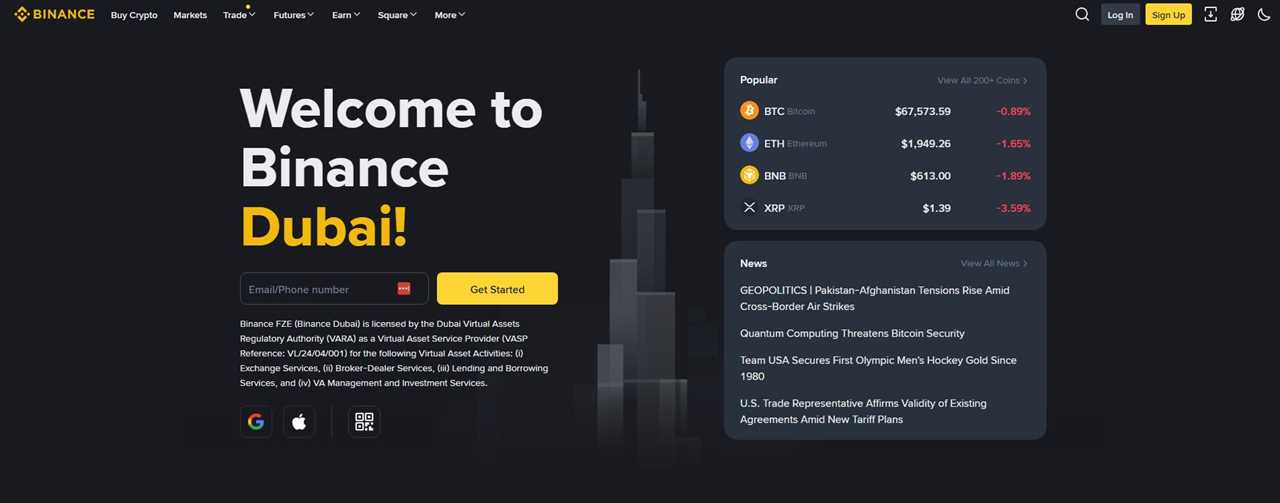 Binance - Best Crypto Exchanges in UAE