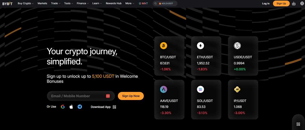 Bybit - Best Crypto Exchanges in UAE