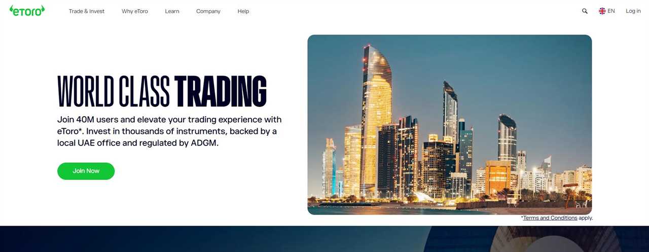 eToro - Best Crypto Exchanges in UAE