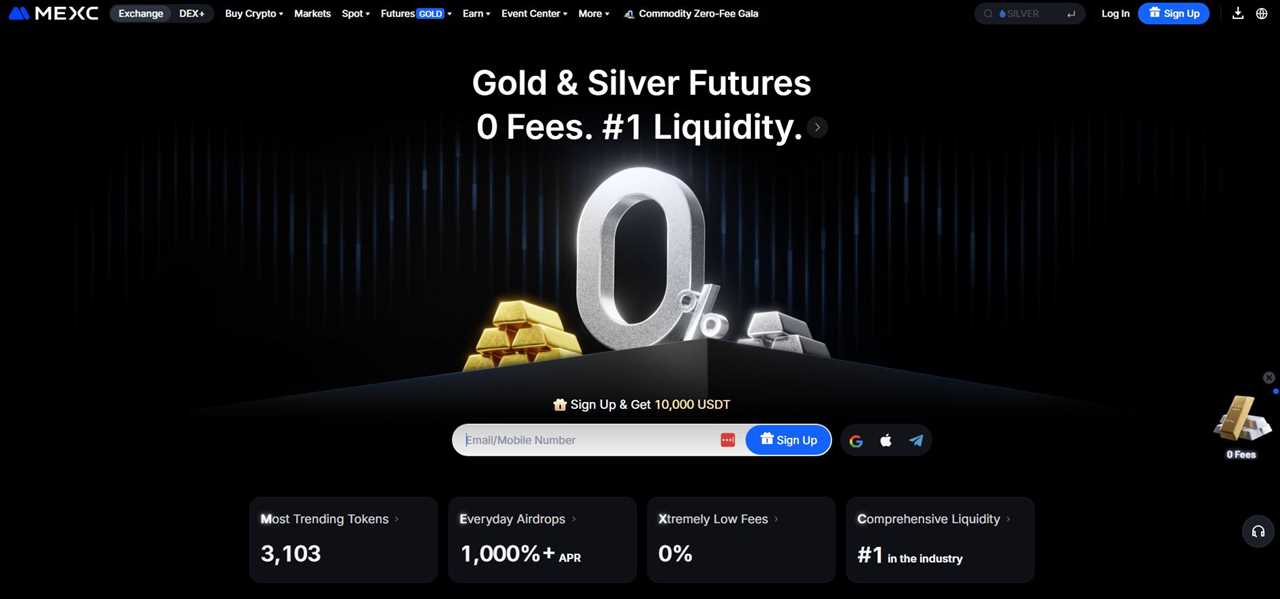 MEXC - Best Crypto Exchanges in UAE