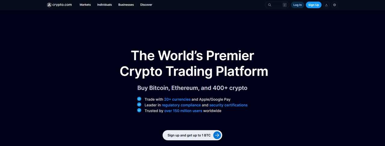 Crypto.com - Best Crypto Exchanges in UAE