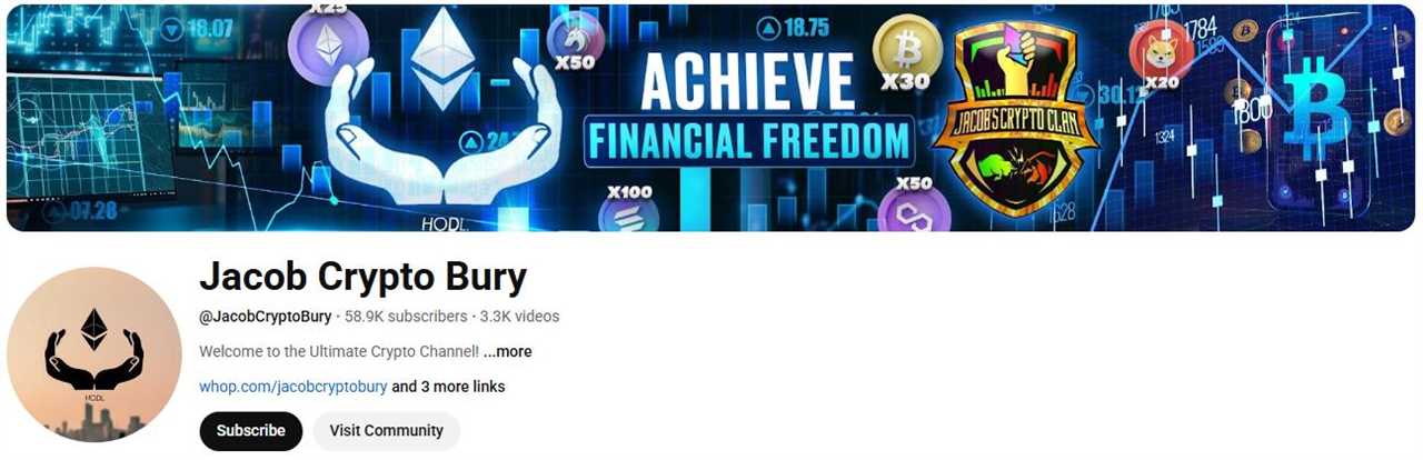Jacob Crypto Bury - Best Crypto YouTube Channels