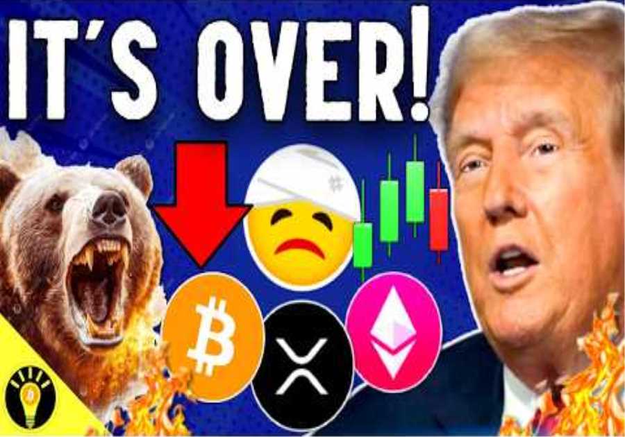 BITCOIN CRASHES HARD AS CRYPTO BEAR MARKET KICKS OFF!
