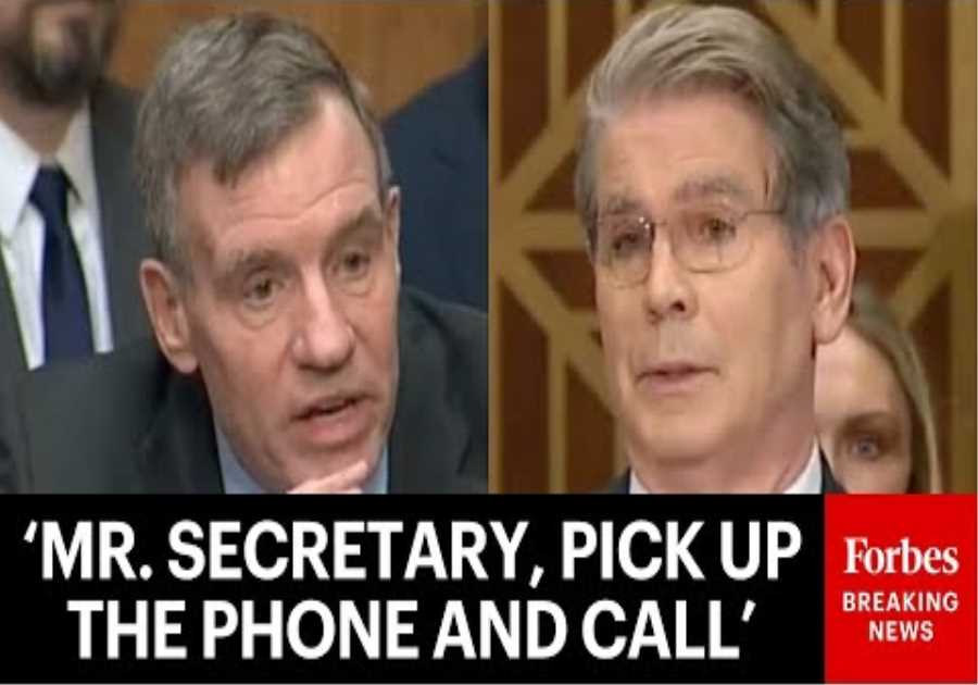 'I Feel Like I'm In Crypto Hell!': Mark Warner Lays Into Scott Bessent Over Lack Of Crypto Laws