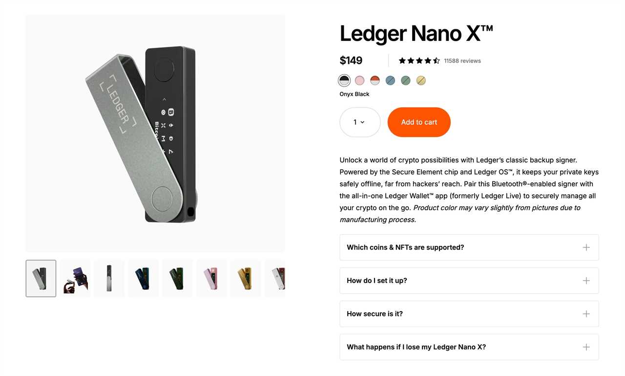 Ledger Nano X - Best Cold Wallets for Crypto