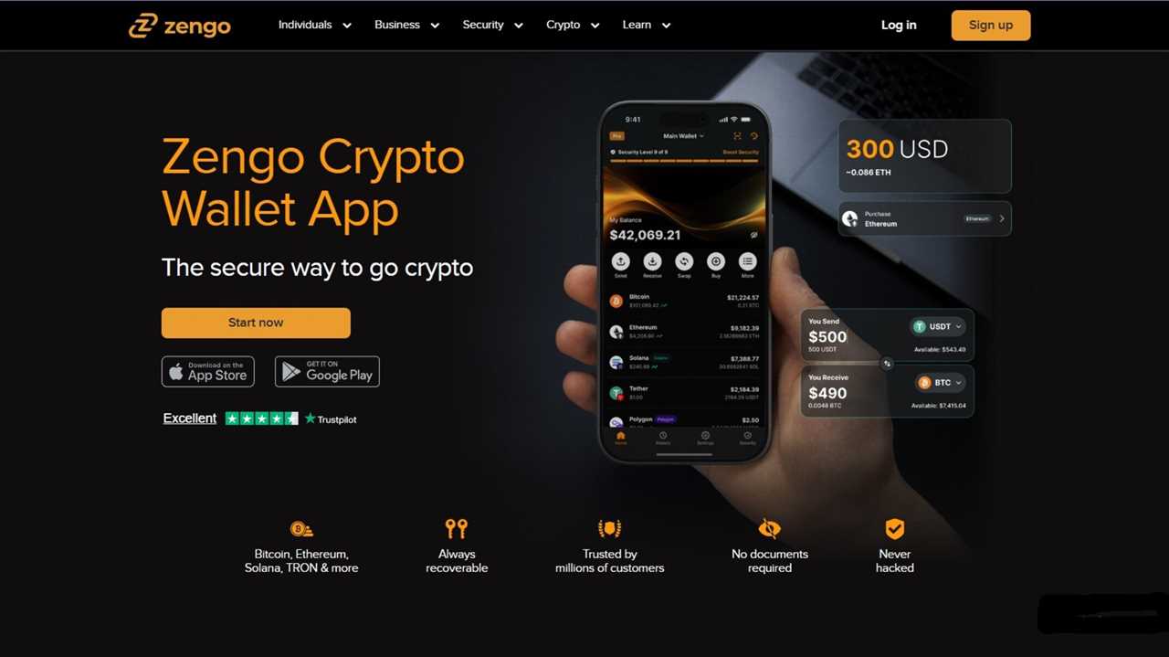 Zengo - Best Cold Storage Wallets for Crypto