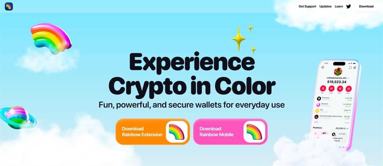 Rainbow Wallet — Best for NFT Collectors
