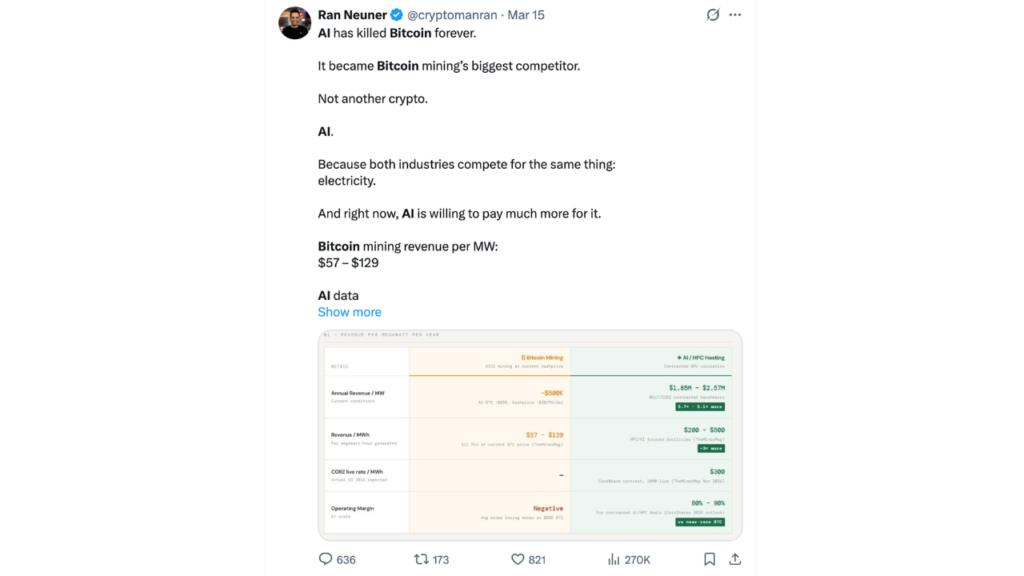 The AI Debate and Mining Concerns