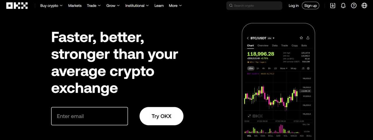 OKX: Best for Institutional Traders and Low Maker Fees