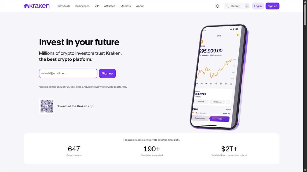 Kraken: Best for Security-Focused Platform