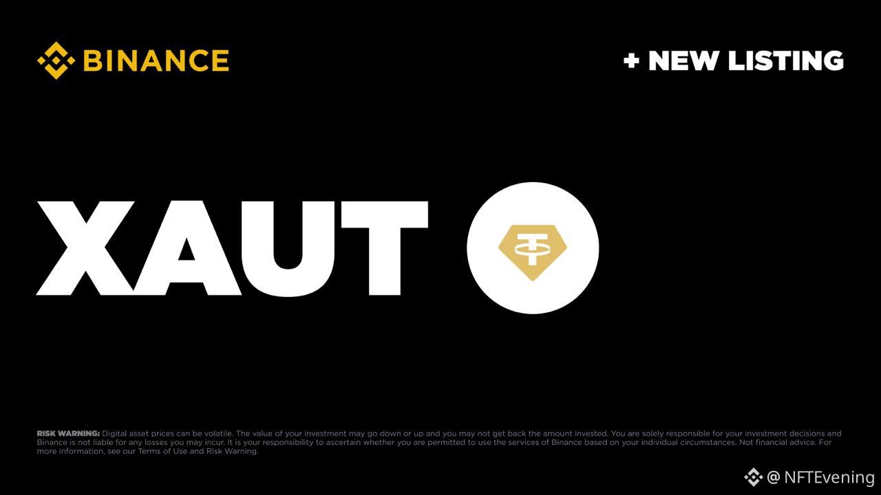 Binance XAUt Listing & Trading Access