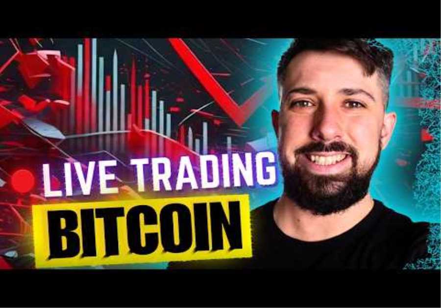 🔋LIVE BITCOIN TRADING 📉📈  Crypto and Market Analysis