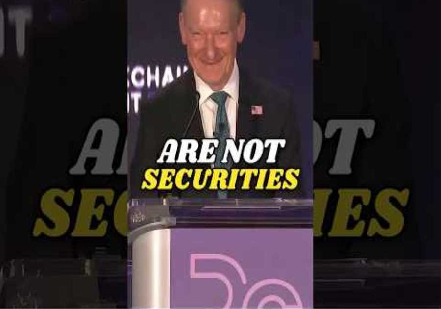 HUGE! SEC Declares most Crypto assets are Not Securities! | Paul Atkins