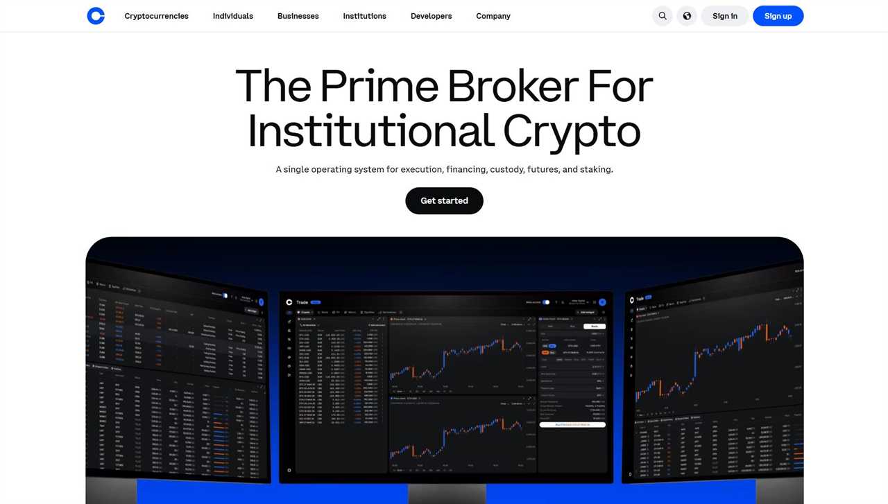 Coinbase Prime: Best for US Institutions