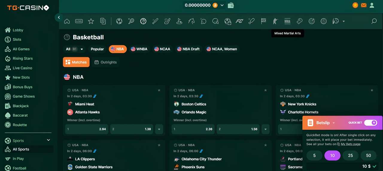 Step 4: Place Your First Bet