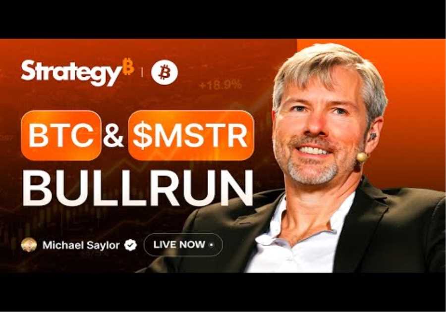 LIVE: Michael Saylor on Bitcoin Bull Run & MSTR Stock – BTC Price Prediction