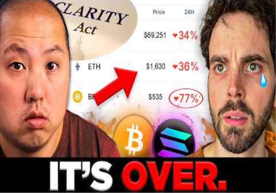 Bitcoin Heading to $45k or $150k After CLARITY Act? | CryptosRUs