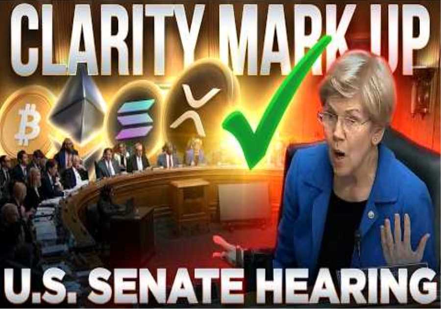 CLARITY Markup Passes!!🚨15 to 9✅U.S. Senate Hearing