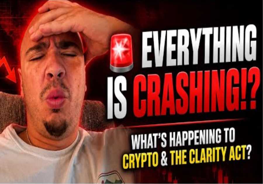 🚨Everything Is CRASHING!? What’s Happening To Crypto & The Clarity Act?