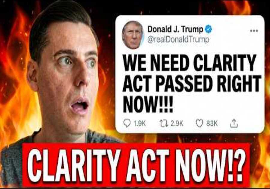 TRUMP: PASS CLARITY NOW!!!! (XRP MAJOR NEWS)