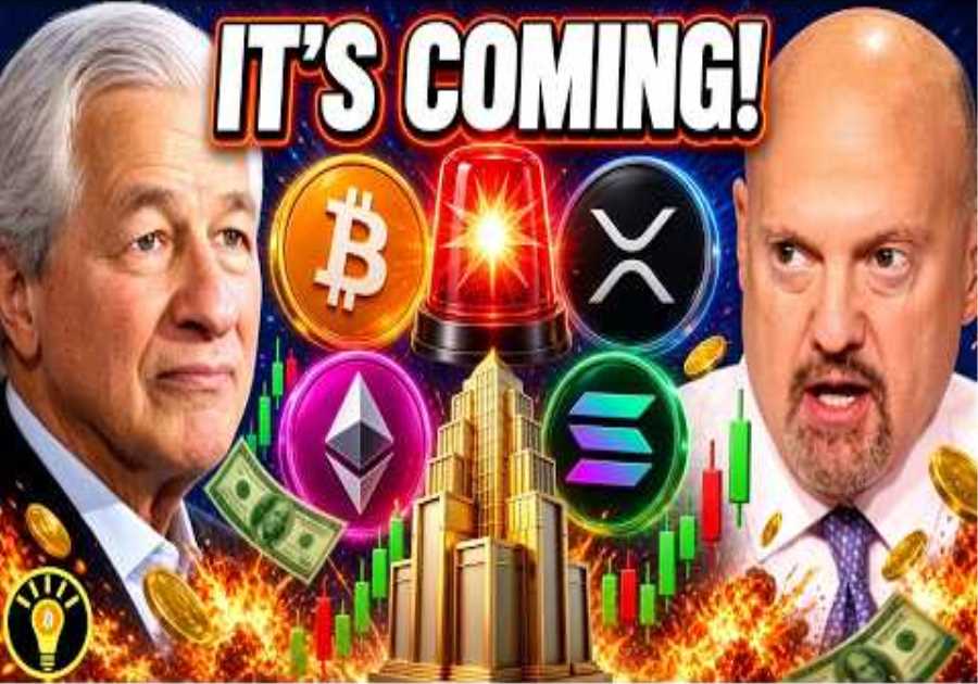 THE CRYPTO RALLY IS COMING AS JIM CRAMER TURNS BEARISH! HUGE RLUSD XRP LEDGER BANK INTEGRATION!