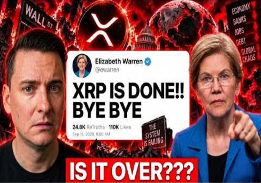 ELIZABETH WARREN JUST K1LLED XRP!!??... (IS IT OVER?)
