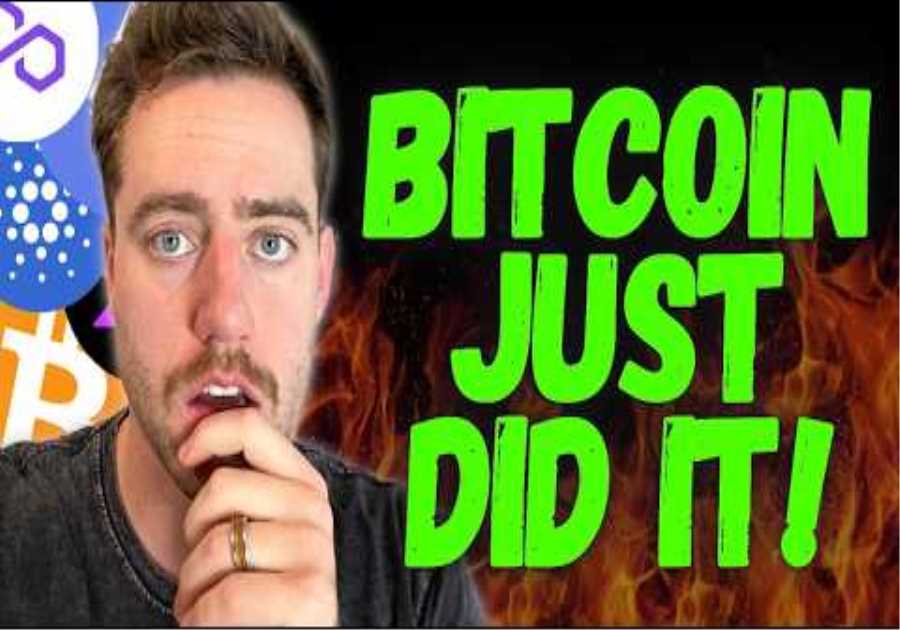 BITCOIN IS PUSHING FOR IT!